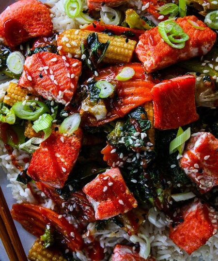 Salmon Stirfry